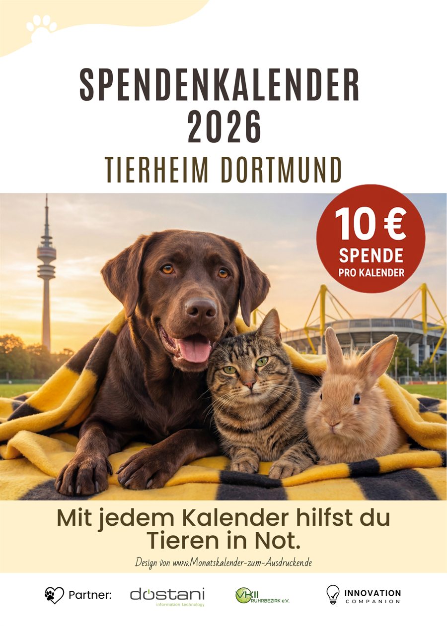 Titelseite Spendenkalender 2026